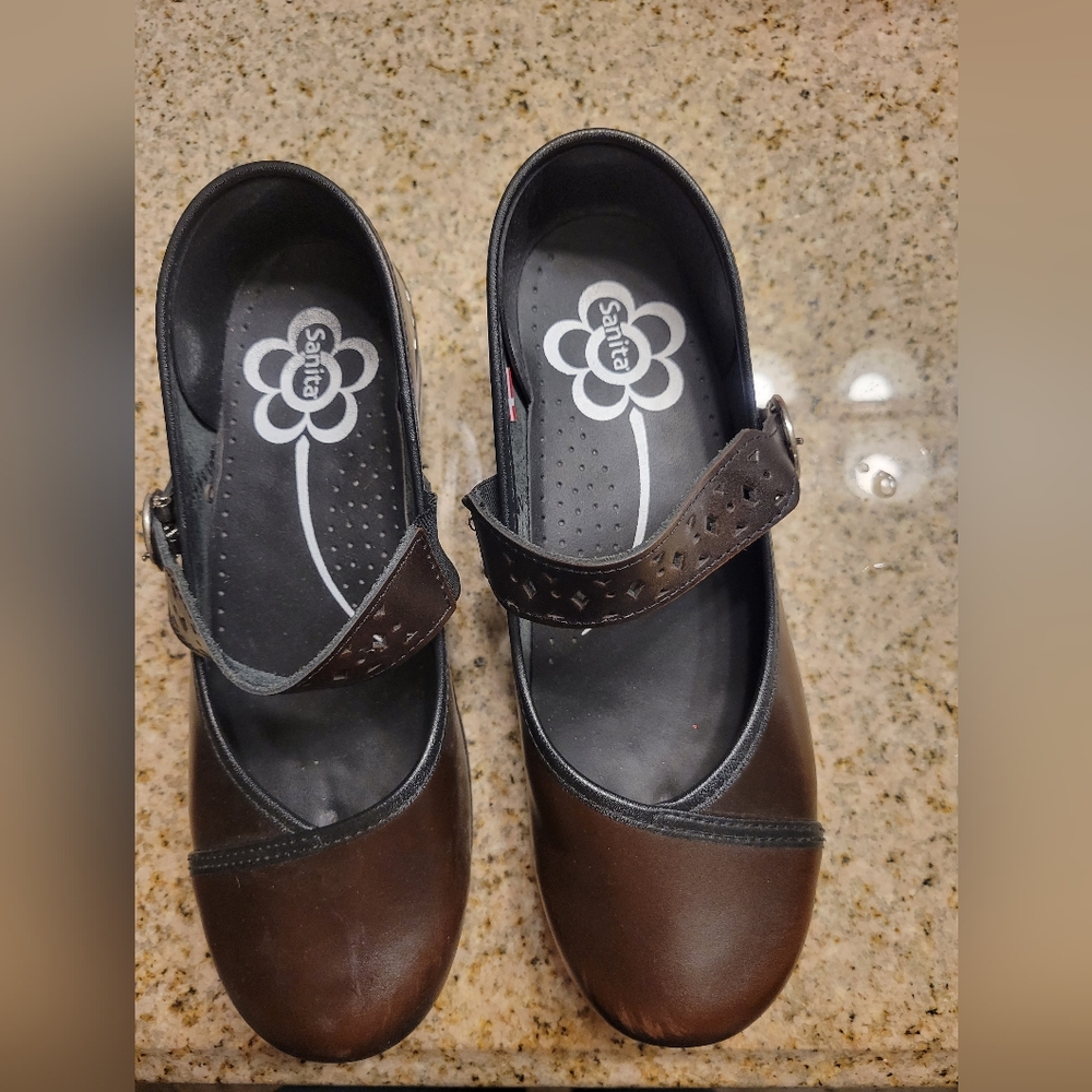 Size 39 Mary Jane style Sanita clogs